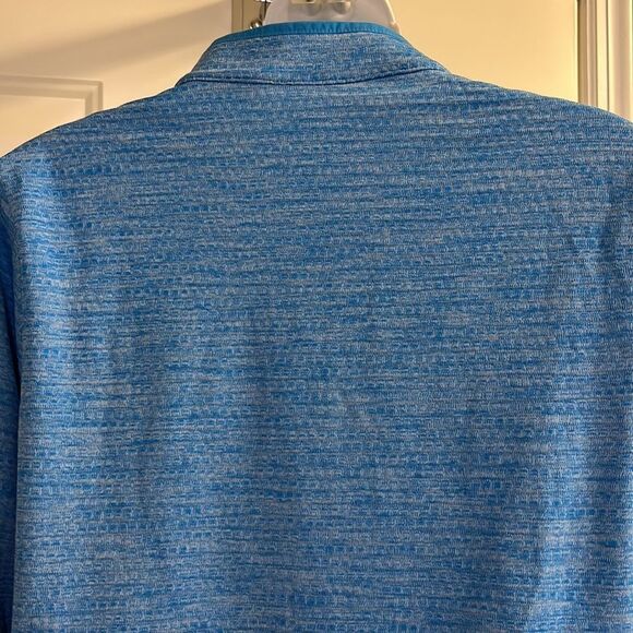 Nike Golf Women’s Dri-Fit Long Sleeve Pullover Heather Light Blue Shirt- Large - Picture 7 of 11